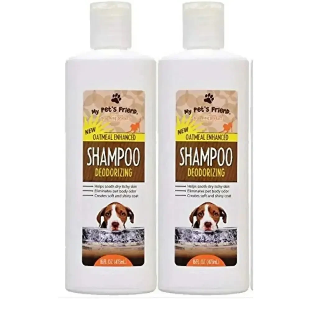 My Pet's Friend Oatmeal Shampoo For Itchy, Dry Skin, Deodorizing 16 FL oz (2 PK)
